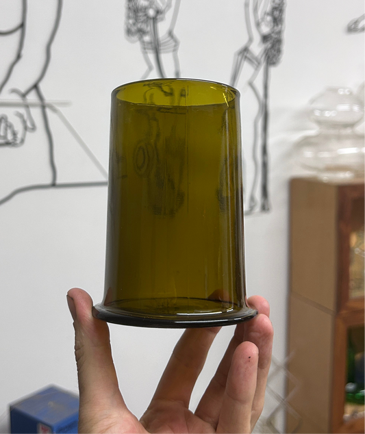 Brown bottle Maria footed tumbler